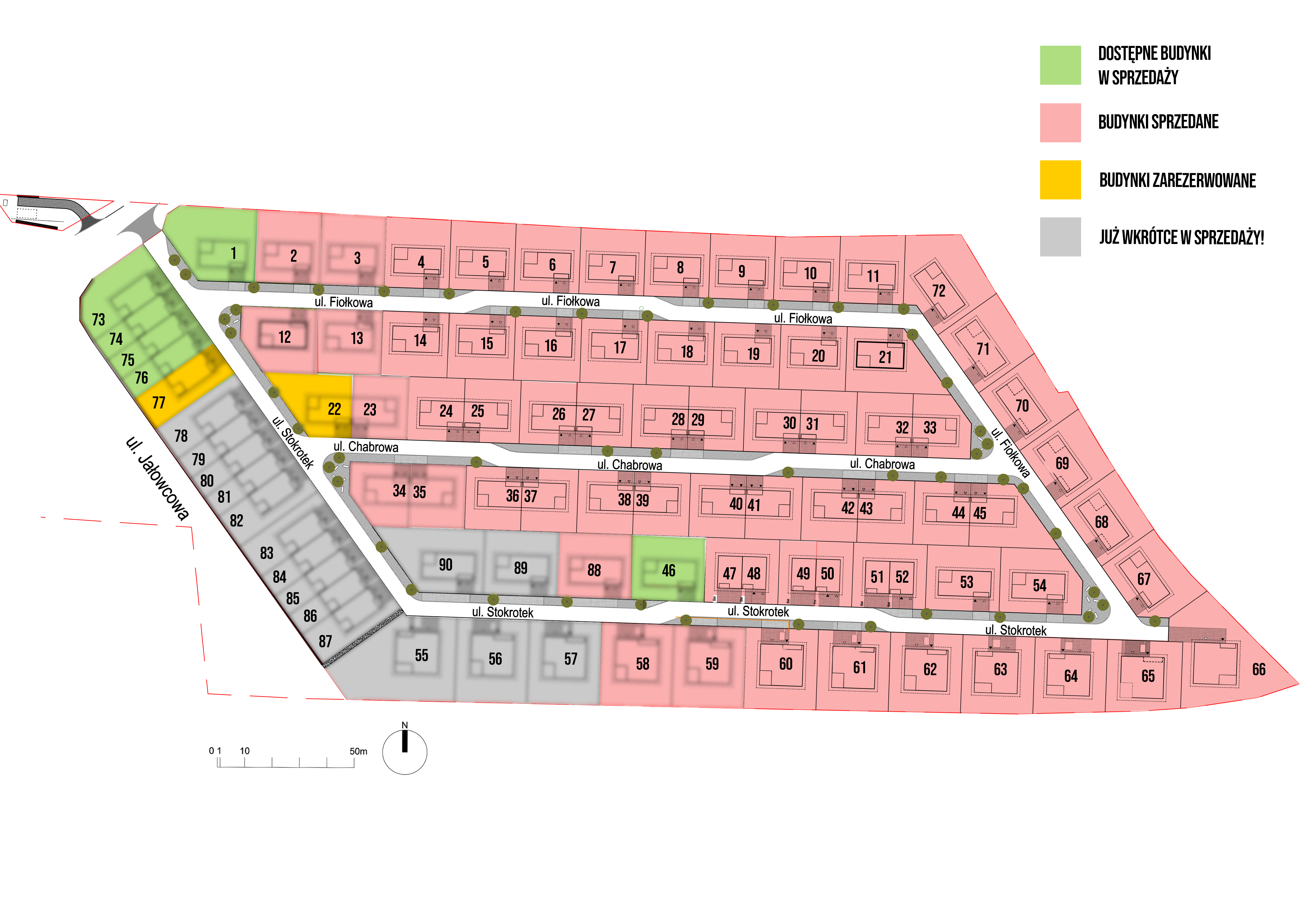 Plan zagospodarowania terenu osiedla Nowe Planty