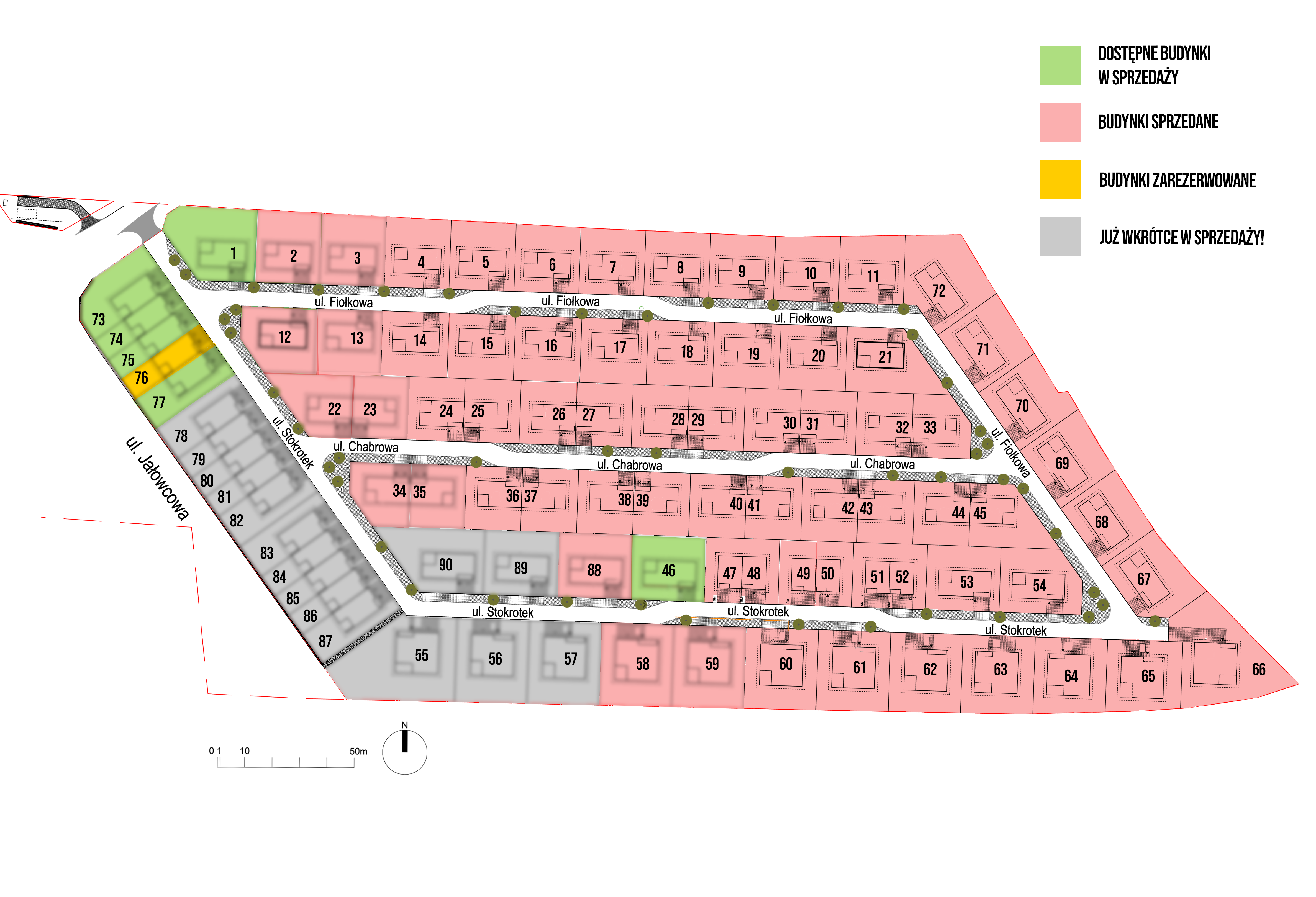 Plan zagospodarowania terenu osiedla Nowe Planty