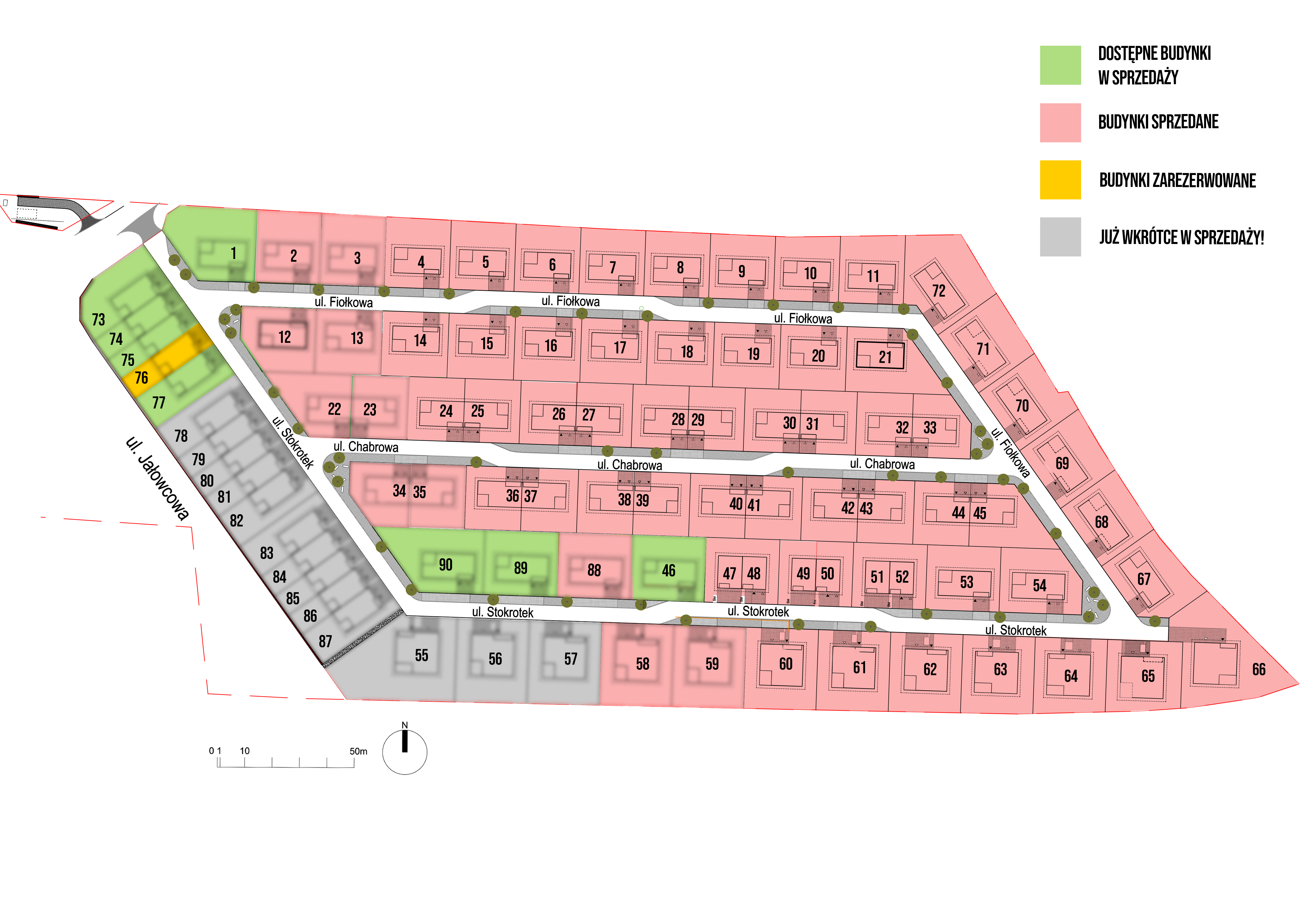 Plan zagospodarowania terenu osiedla Nowe Planty