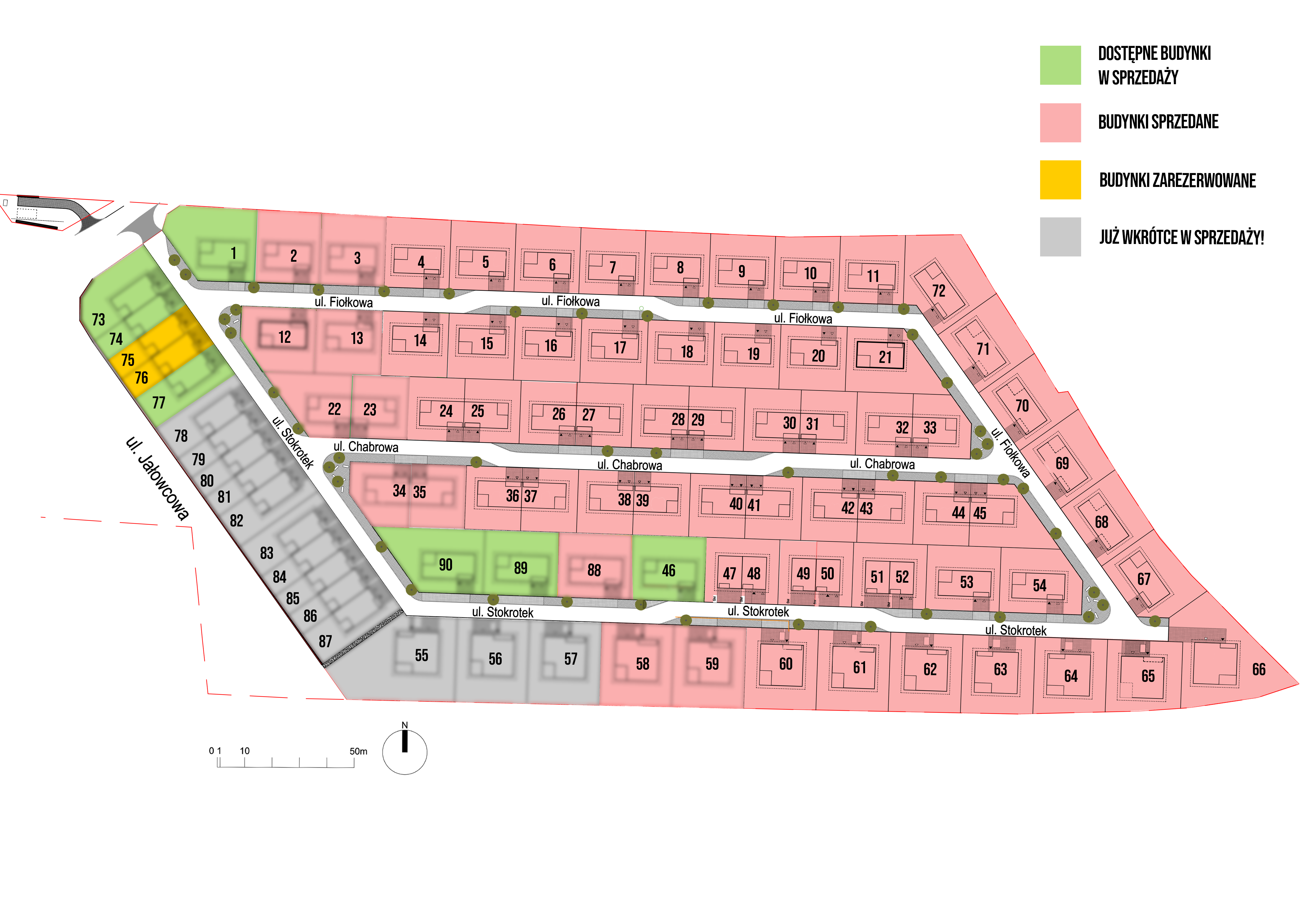Plan zagospodarowania terenu osiedla Nowe Planty