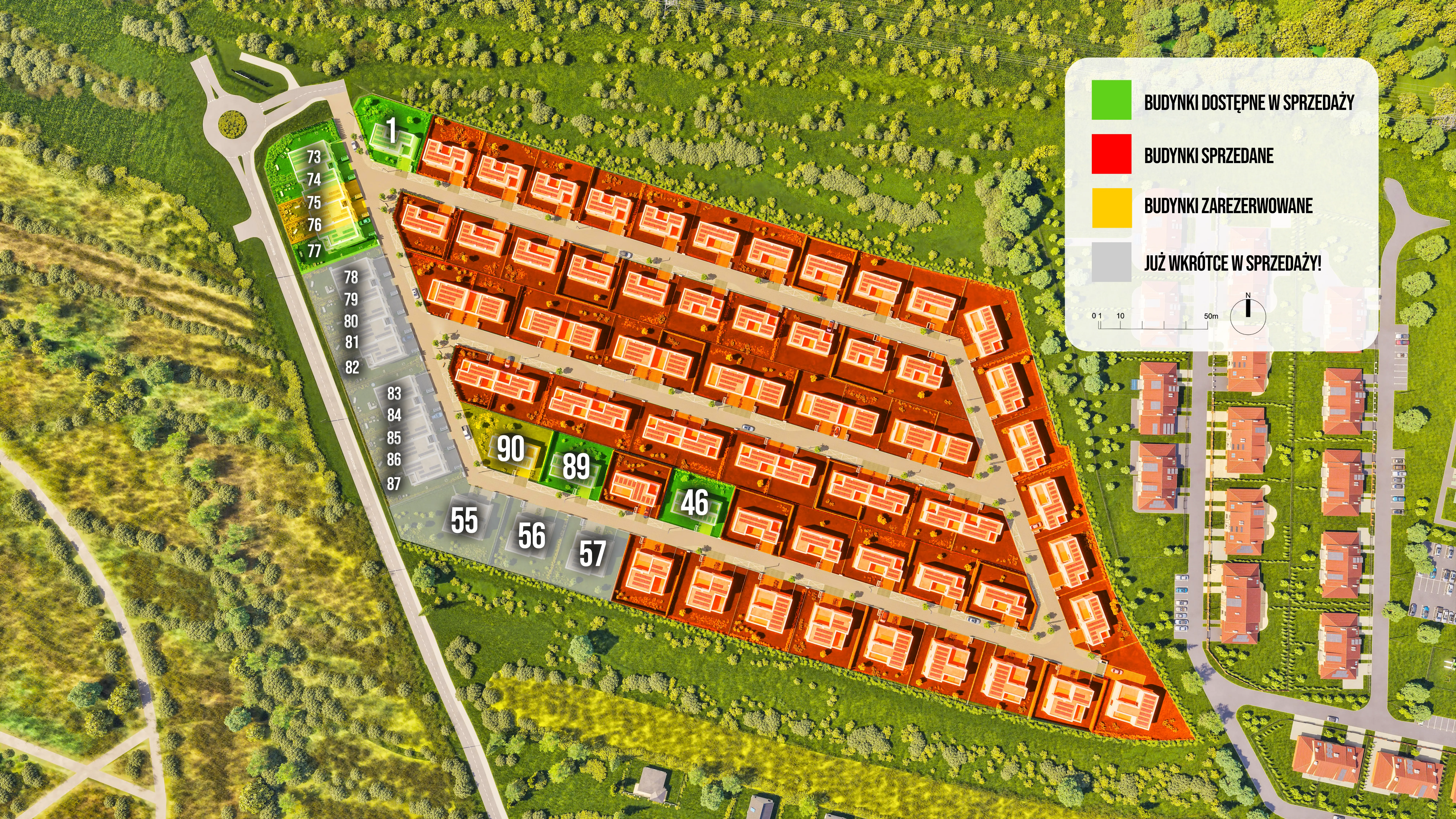 Plan zagospodarowania terenu osiedla Nowe Planty